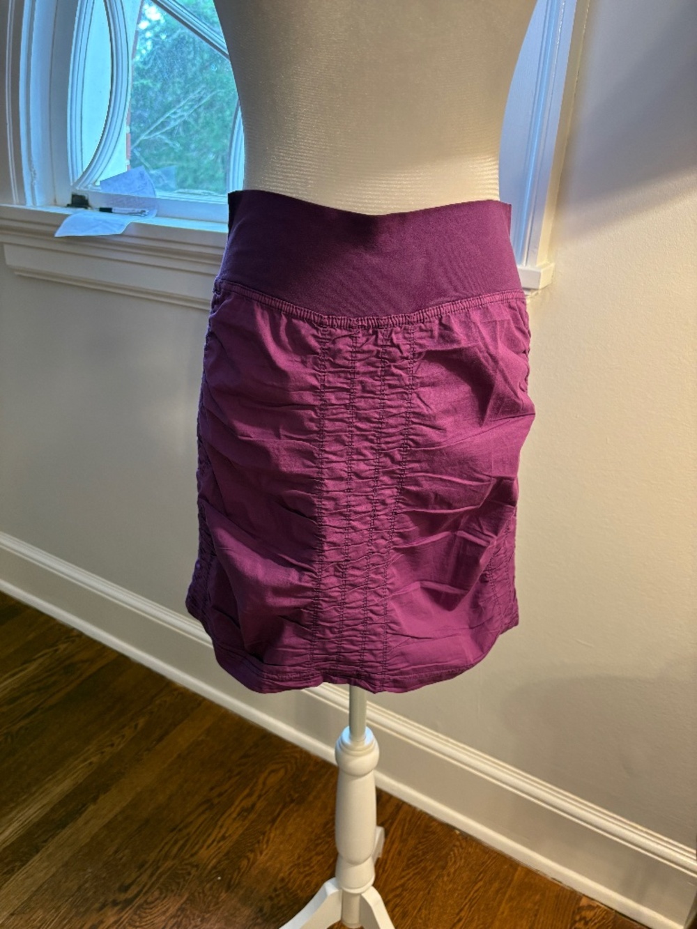 Wearables Rushed Mini Skirt Purple 18 1/2" long Never Worn